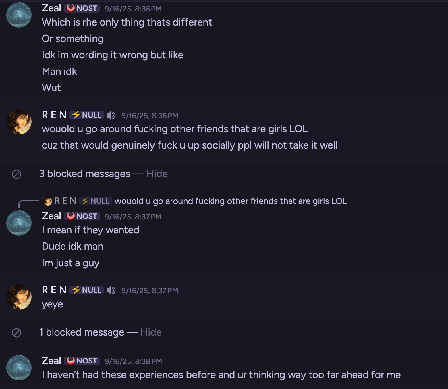 Zeal: I mean if they wanted, Im just a guy